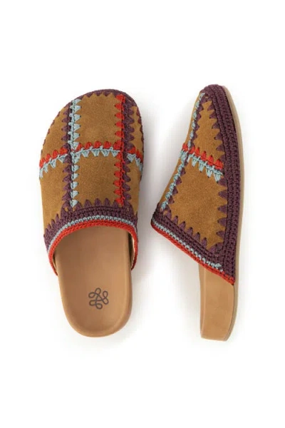 The Sak Bolinas Suede Clog Shoe In Multi