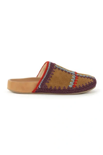 The Sak Bolinas Suede Clog Shoe In Multi