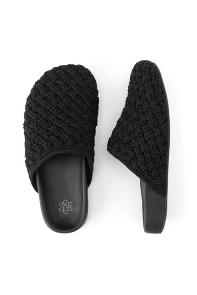 The Sak Bolinas Crochet Clog Shoe In Black