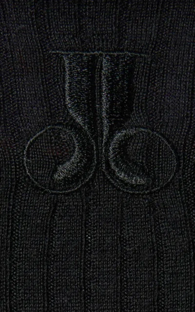 La Doublej High Kick Top With Feathers In Multi