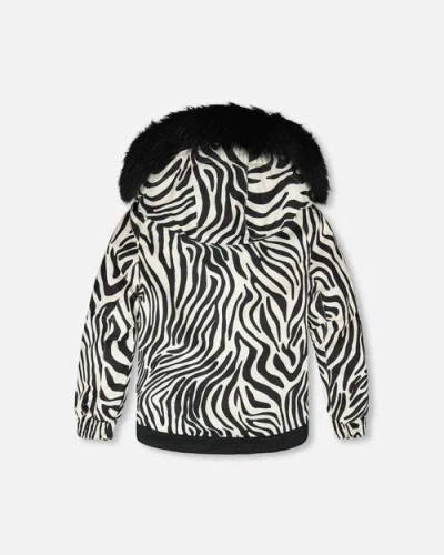 Deux Par Deux Two-piece Play Snowsuit In Black