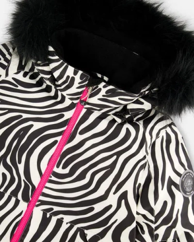 Deux Par Deux Two-piece Play Snowsuit In Black