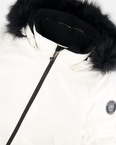 Deux Par Deux Two-piece Play Snowsuit With Pants In Black