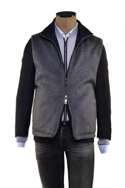 Kiton Reversible Cashmere Gilet In Multi