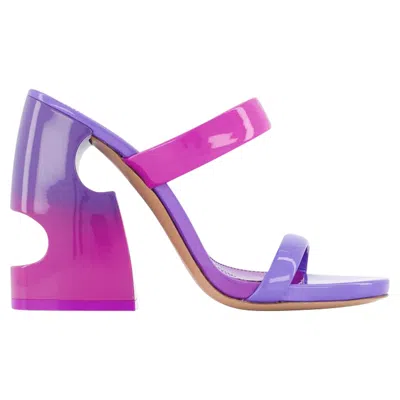 Off-white Bulky Slides - Off White - Fucsia/morado - Charol In Purple