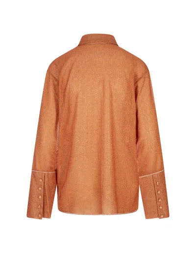 Oseree Shirt Oséree Woman Color Orange In Brown