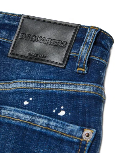 Dsquared2 Jeans With Logo In Blue