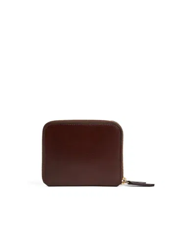 Dsquared2 Twin Zip Around Wallet In Brown