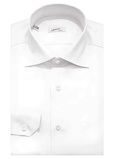Mattabisch Solid Cotton Shirt In Gray