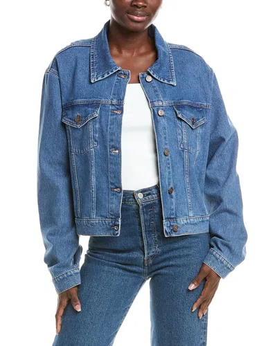 7 For All Mankind Nellie Jacket In Blue