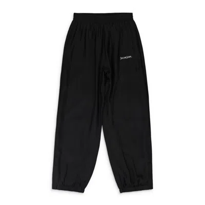 Sinclair Logo-embroidered Track Pants In Black