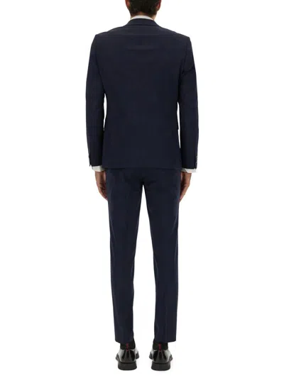 Hugo Boss Hugo Slim Fit Three Piece Suit In Blue