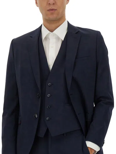 Hugo Boss Hugo Slim Fit Three Piece Suit In Blue