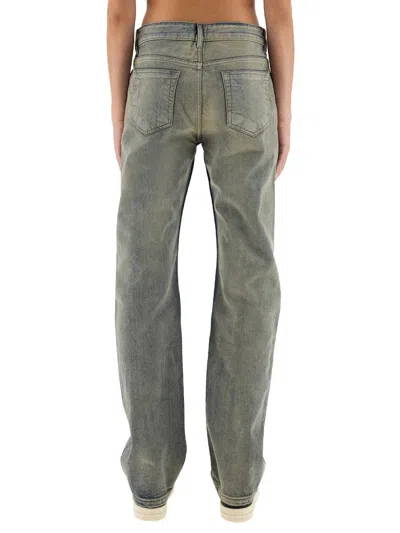 Rick Owens Drkshdw Pants "concordians Fog Cut" In Blue