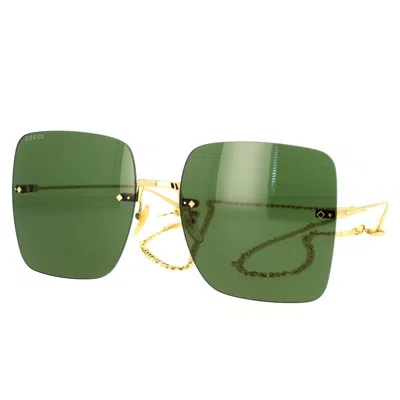 Gucci Eyewear Sunglasses In Green