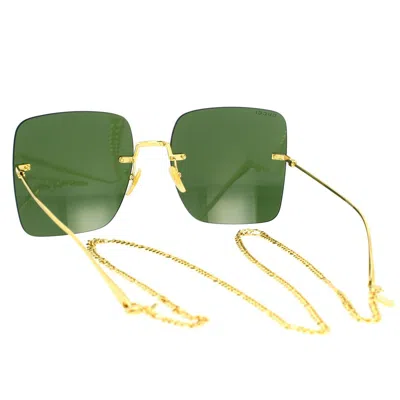 Gucci Eyewear Sunglasses In Green