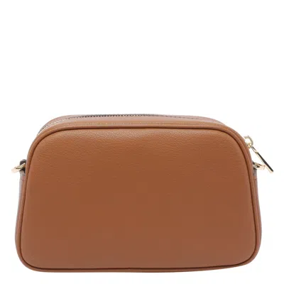 Michael Kors Zip-closure Logo-detail Shoulder Bag In Brown