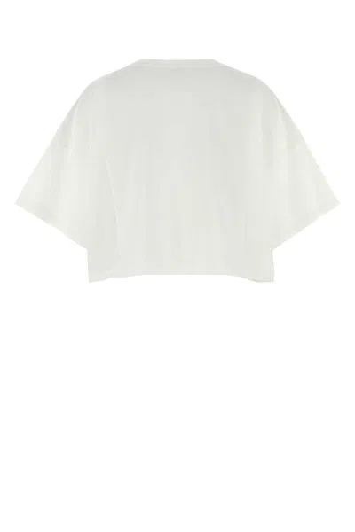 Chloé Chloe White Cotton Oversize T-shirt In White