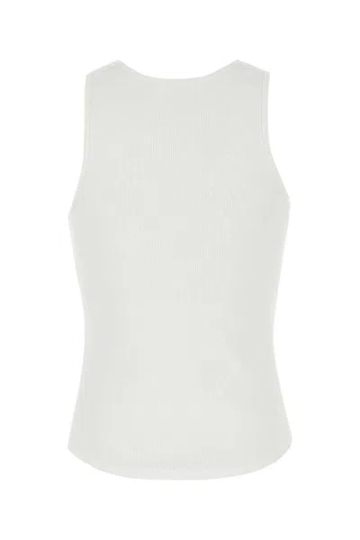 Zimmermann White Stretch Cotton Illuminate Tank Top In White