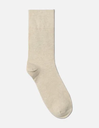 Maison Kitsuné Fox Head Socks In Neutral