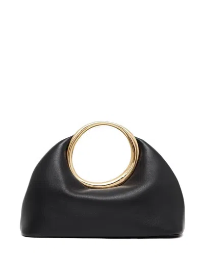 Jacquemus The Calino Small Leather Clutch In Black