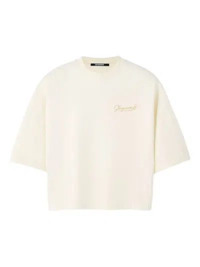 Jacquemus Le T-shirt Corto In Nude