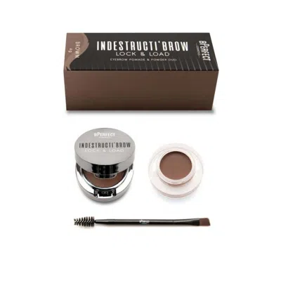 Bperfect Cosmetics Ladies Indestructi'brow Lock & Load Eyebrow Pomade & Powder Duo 4 oz Brown Makeup In Brown
