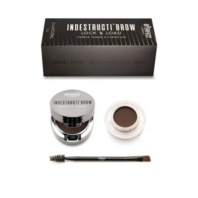 Bperfect Cosmetics Ladies Indestructi'brow Lock & Load Eyebrow Pomade & Powder Duo 4 oz Charcoal Mak In Gray