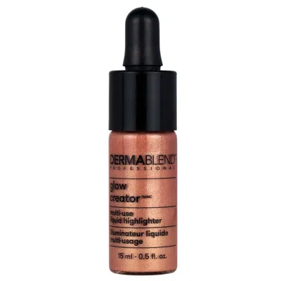 Dermablend Ladies Glow Creator Multi-use Liquid Highlighter Drops 0.5 oz Peach Makeup 3606000513754 In Orange