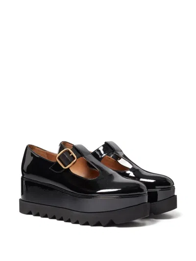 Stella Mccartney Oxford Elyse Shiny 80mm In Black