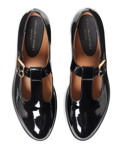 Stella Mccartney Oxford Elyse Shiny 80mm In Black
