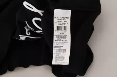 Pre-owned Dolce & Gabbana Black Polyester Crewneck Men Pullover Men's Sweater ()