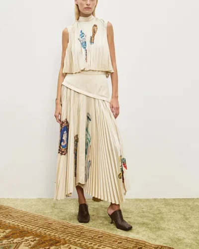 Alemais Orazio Pleated Top In White