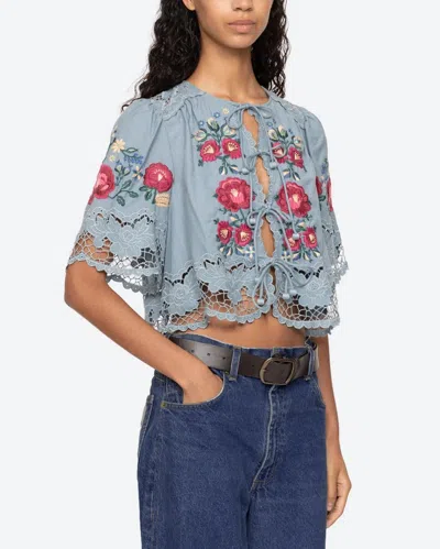 Sea Ny Rosaline S/s Top In Gray