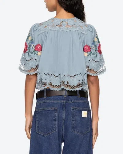Sea Ny Rosaline S/s Top In Gray