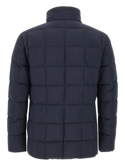 Fay Double-breasted Down Jacket Clothing In Multi