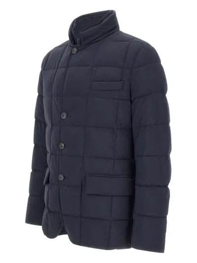 Fay Double-breasted Down Jacket Clothing In Multi