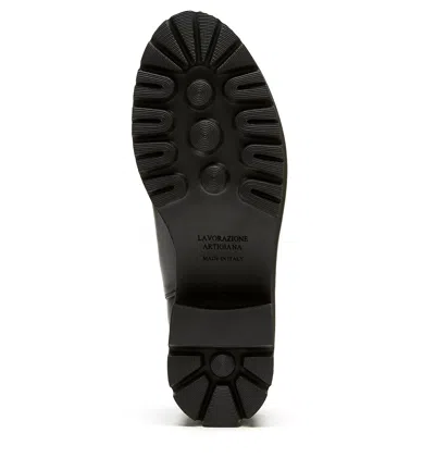 La Canadienne Teddy Boots Women Us Black Leather Block Heel Chelsea Zogg1821 In Black