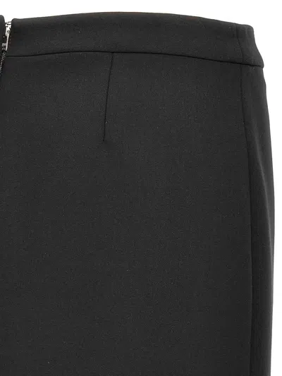 Dolce & Gabbana Midi Pencil Skirt Back Slit In Black