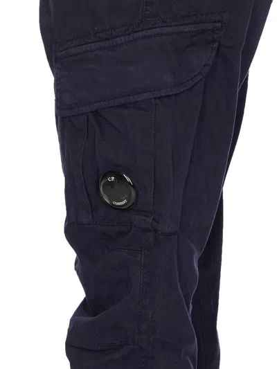 C.p. Company Eclipse Cargo Pants Multiple Pockets In Blue