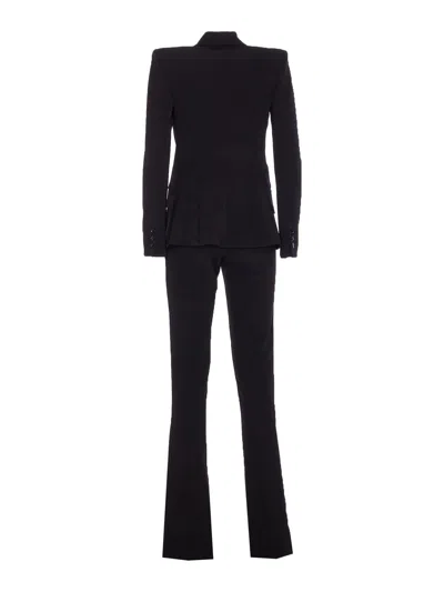 Elisabetta Franchi Knee Length Suit Flare Pants In Black