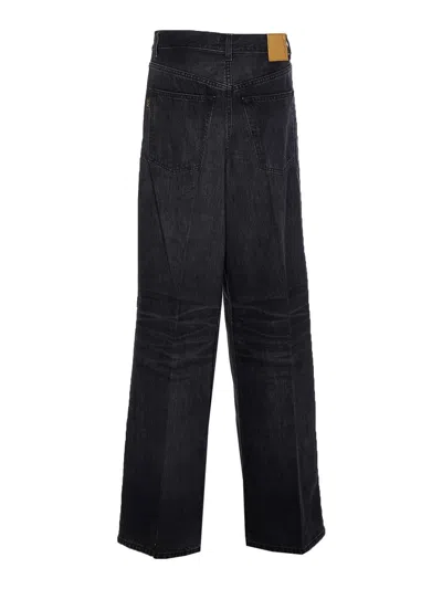 Haikure Candy High-rise Wide-leg Jeans In Black