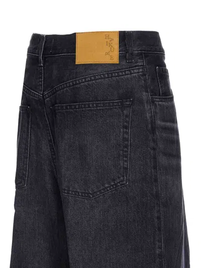 Haikure Candy High-rise Wide-leg Jeans In Black