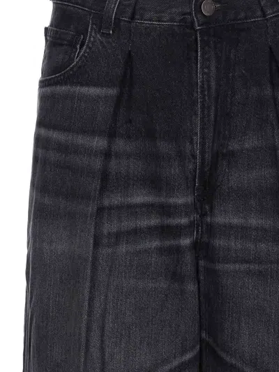 Haikure Candy High-rise Wide-leg Jeans In Black