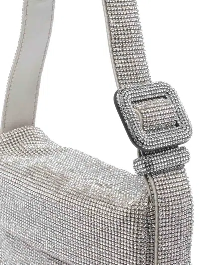 Benedetta Bruzziches Crystal-embellishment Shoulder Bag In Silver