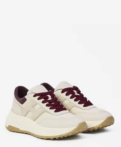 Hogan Hi-fi Lace-up Sneakers In White