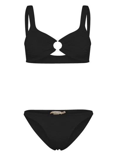 Paramidonna Irina Crinkled Bikini In Black