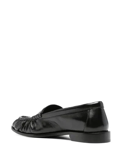 Saint Laurent Le Loafer Supple In Shiny Leather Shoes In Black