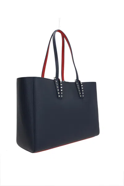 Christian Louboutin Cabata Small Shopping Bag In Blue