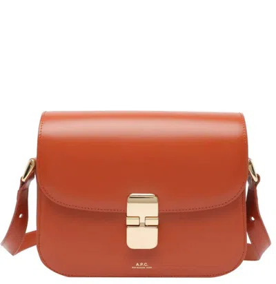Apc Rectangular Shape Shoulder Bag With Adaptable Strap